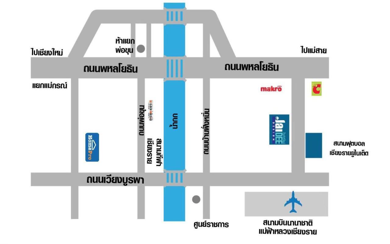 Jaidee Cafe & Hostel Chiangrai Ban Fang Min المظهر الخارجي الصورة